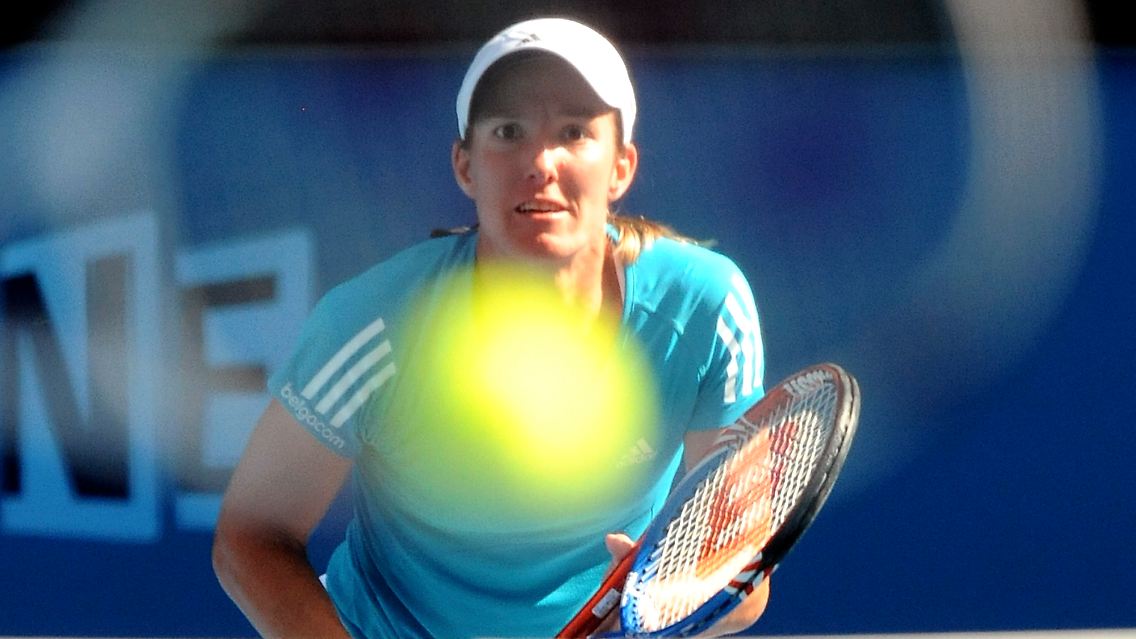 Sie ist wieder da: Justine Henin.