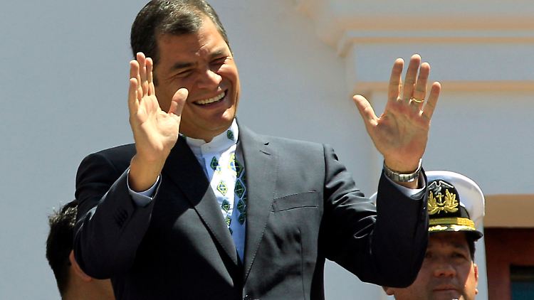 Will Assange politisches Asyl gewähren: Ecuadors Präsident Rafael Correa.