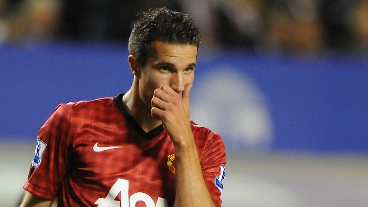 Uniteds neuer Topstürmer Robin van Persie durfte erst in der Schlussphase ran und blieb wirkungslos.