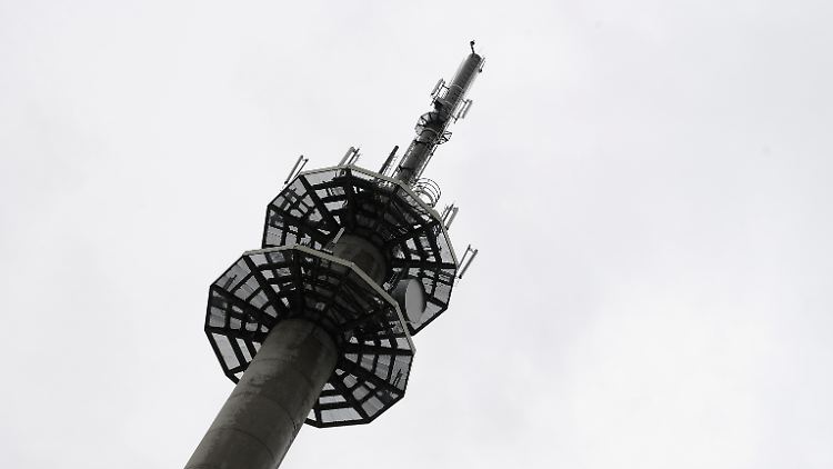 Nicht ganz so hoch wie der Fernsehturm: LTE-Sendemast im brandenburgischen Kyritz.