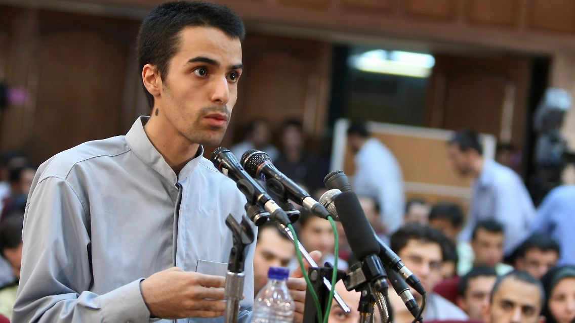 Arasch Rahmani Pur im August 2009 während seines "Prozesses".