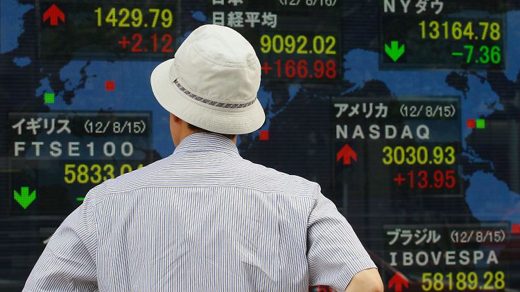 Verluste auch in Tokio.