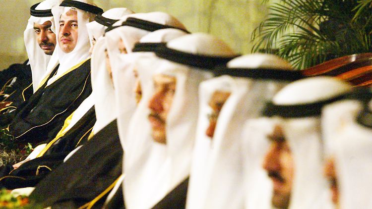 Bei einer Hochzeit in Kuwait-City.