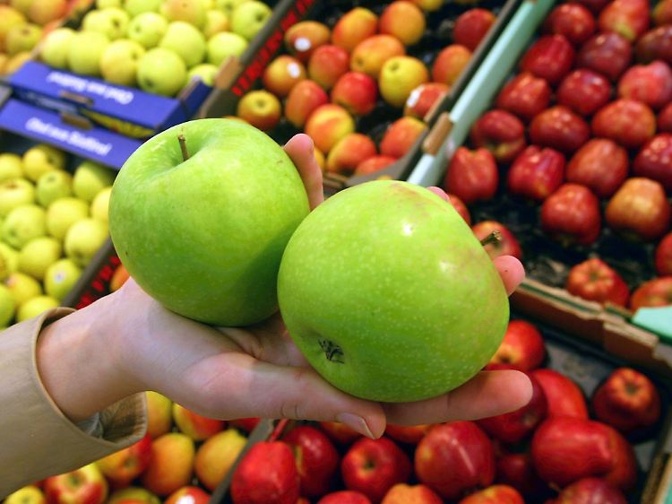 Obst ist auch in Gummibärchenfarbe erhältlich.