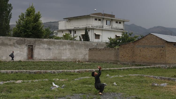 Das Haus in Abbottabad: Hier versteckte sich Bin Laden angeblich fünf Jahre lang. Mittlerweile ist es abgerissen.