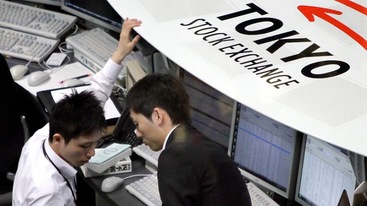 Handel an der Tokioter Börse.