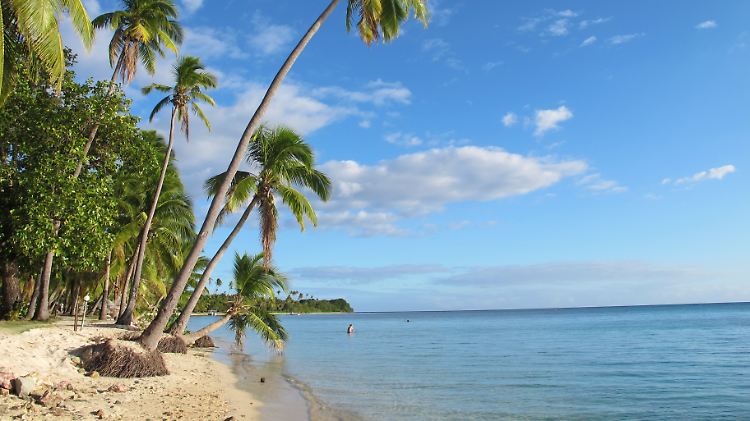 Südseeparadies auf der Insel Malolo, eine Stunde per Boot von Nadi, dem Hauptflughafen der Fidschi-Inseln, entfernt.