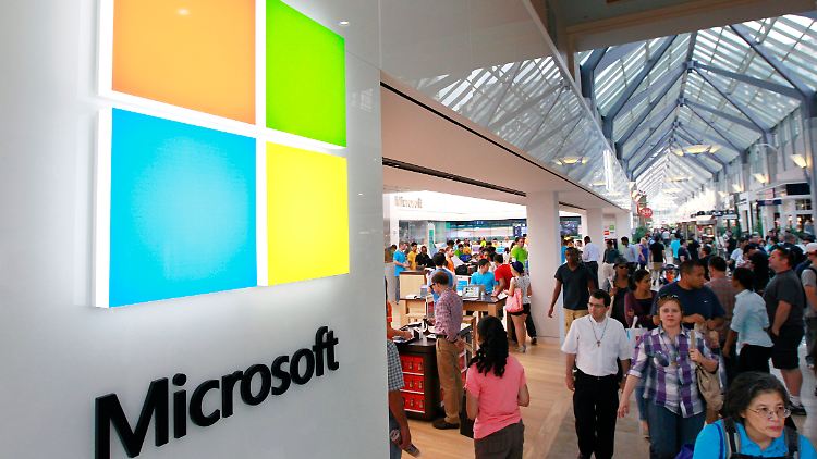 Vier US-Shops haben bereits auf das neue Design umgestellt, hier der neu eröffnete Microsoft-Store in Boston.