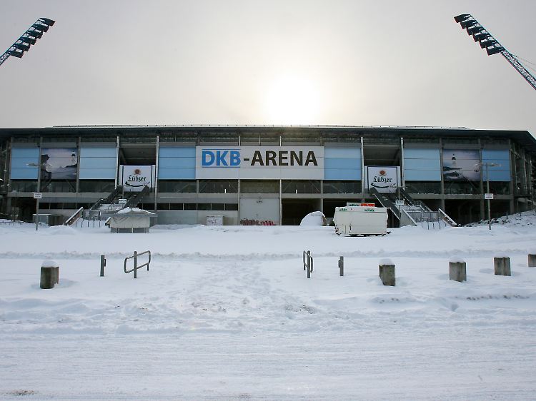 Zu viel Schnee: Auch die Begegnung Hansa Rostock gegen Union Berlin konnte nicht stattfinden.