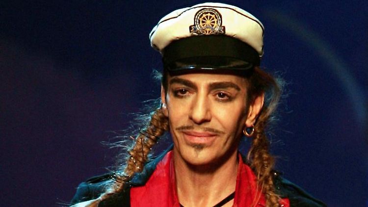 Der britische Modedesigner John Galliano.