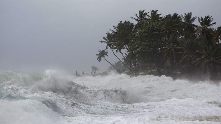 Gefürchteter Tropensturm: "Isaac" zieht über die Karibik.