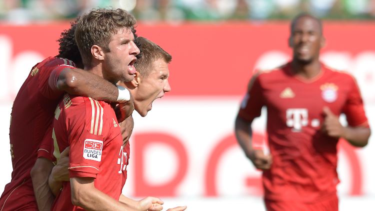 Ganz oben: Thomas Müller knackte die harte Nuss Greuther Fürth als Erster, danach lief es für die Münchner.