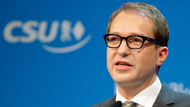 CSU-Generalsekretär Dobrindt ist kein Fan von Draghis Idee zur Einführung einer Zinsobergrenze.