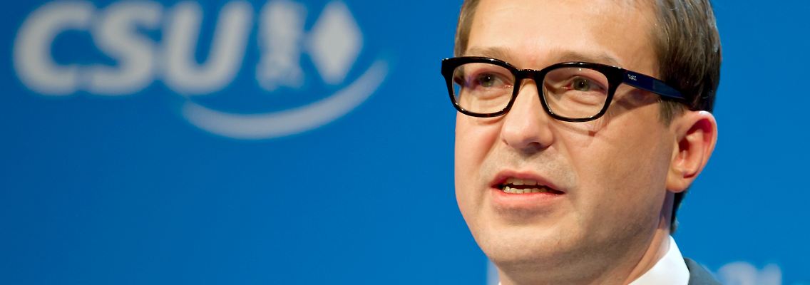 CSU-Generalsekretär Dobrindt ist kein Fan von Draghis Idee zur Einführung einer Zinsobergrenze.