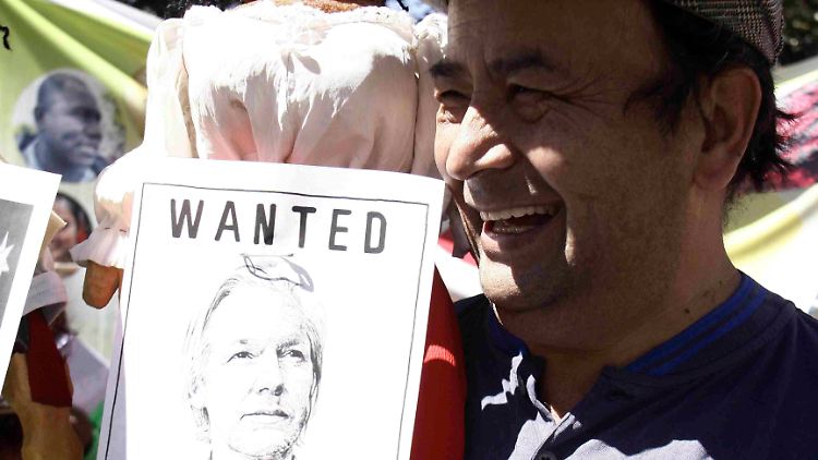 In Ecuador hat Julian Assange viele Anhänger.