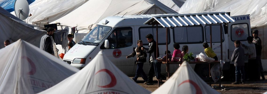 Die Flüchtlingscamps in der Türkei kommen schon jetzt an ihre Grenzen.