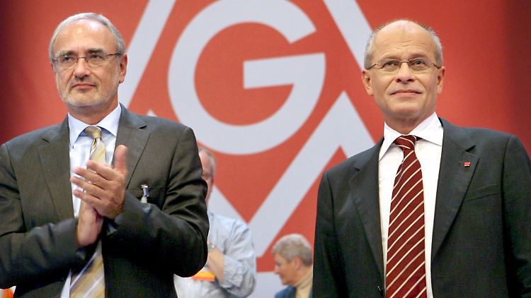 Berthold Huber (rechts) und Detlef Wetzel.