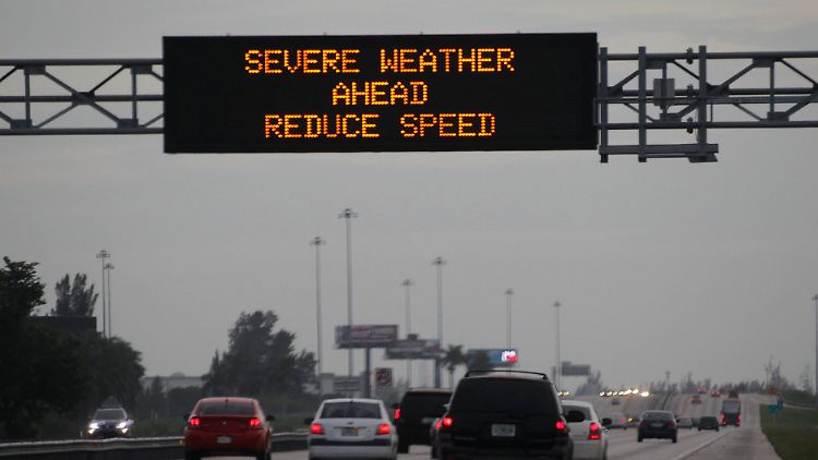 Unwetterwarnungen in Florida.