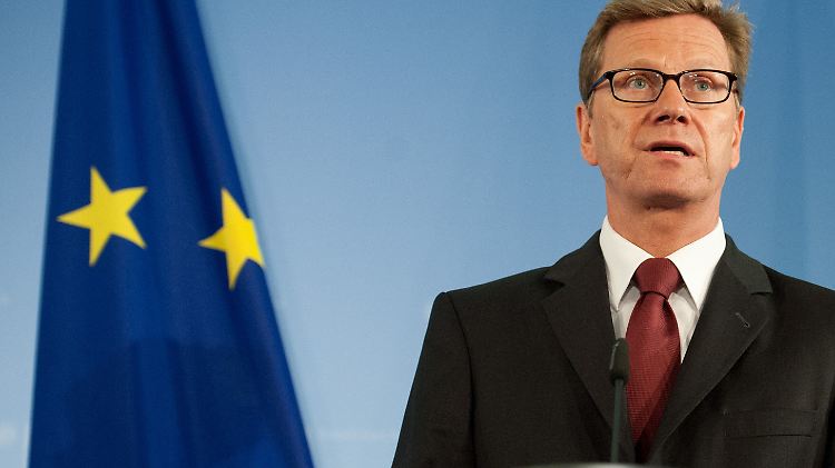 Für Europa, aber gegen die Vergemeinschaftung von Schulden: der deutsche Außenminister Westerwelle.