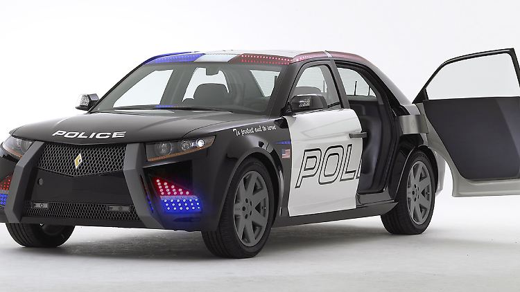 Nur für den Polizeidienst: Der von Carbon-Motors entwickelte Streifenwagen wurde nicht von einer Serienlimousine abgeleitet.