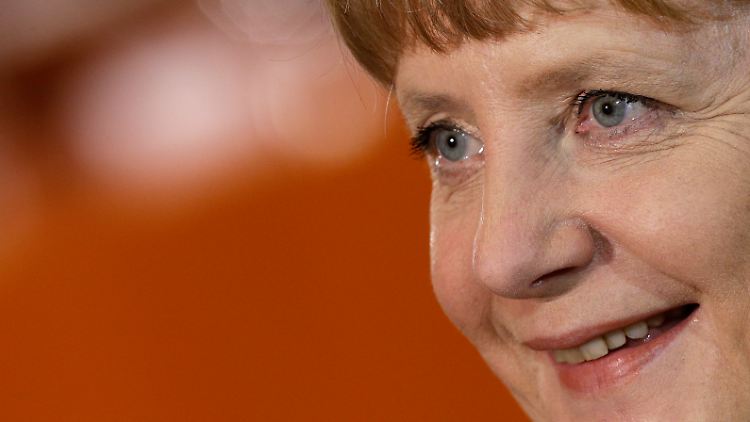 Bekommt gute Noten gerade in Bezug auf die Eurokrise: Angela Merkel.