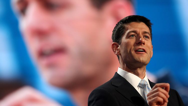 Paul Ryan bei seiner Rede.