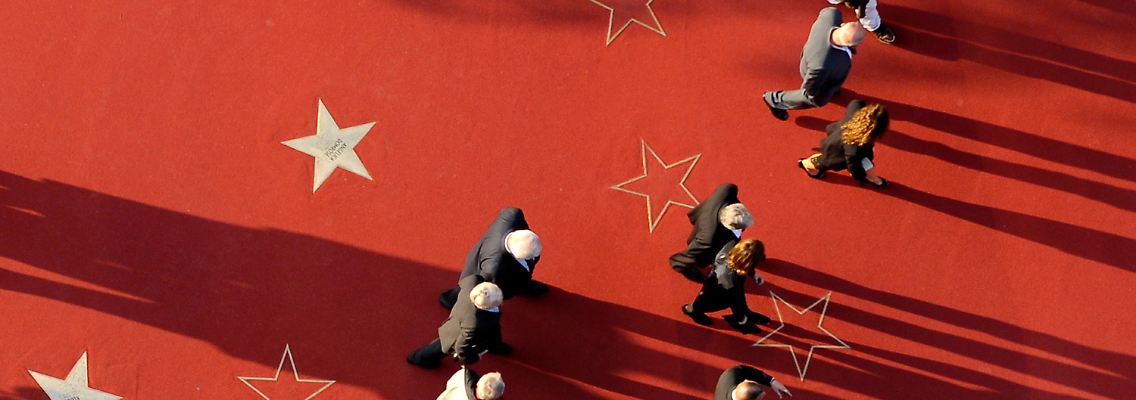 Der "Boulevard der Stars" am Potsdamer Platz in Berlin erhält 20 weitere Sterne.