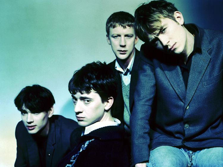 Jung und damals noch zu viert. Die Band vor dem Ausstieg des Gitarristen Graham Coxon.