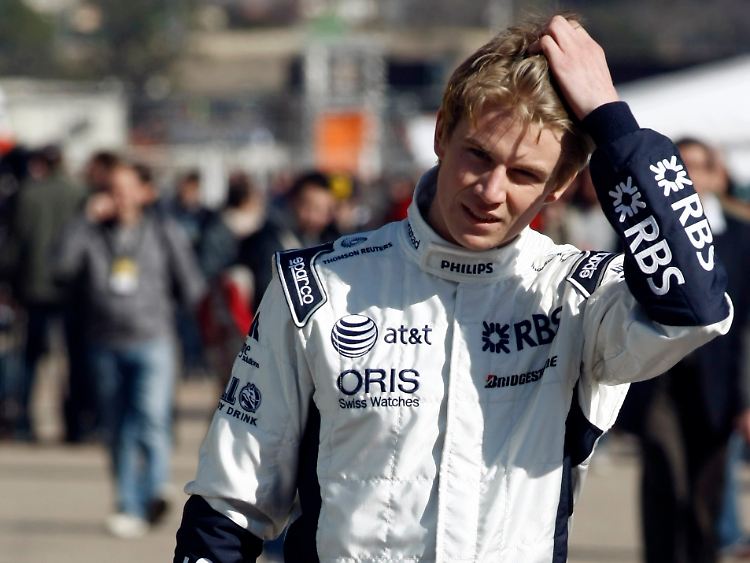 Erstmals im Williams unterwegs: Neuling Nico Hülkenberg.