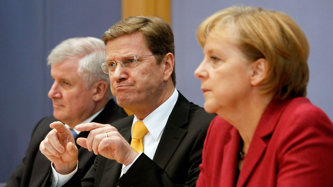 Und jetzt? Guido Westerwelle auf der Suche nach der Lücke.