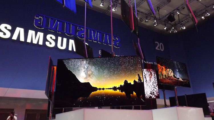 Neben Tab und Smartphone setzt Samsung auf seinen neuen OLED Fernseher.