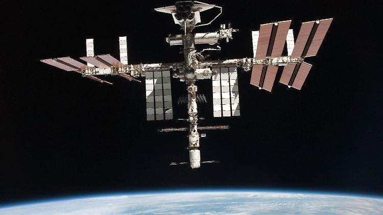 An der internationalen Raumstation ISS waren einige Arbeiten notwendig.