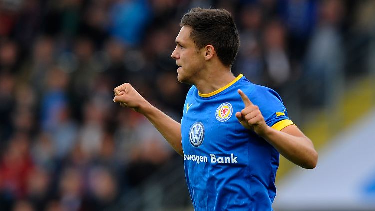 Braunschweigs Kevin Boland traf doppelt.