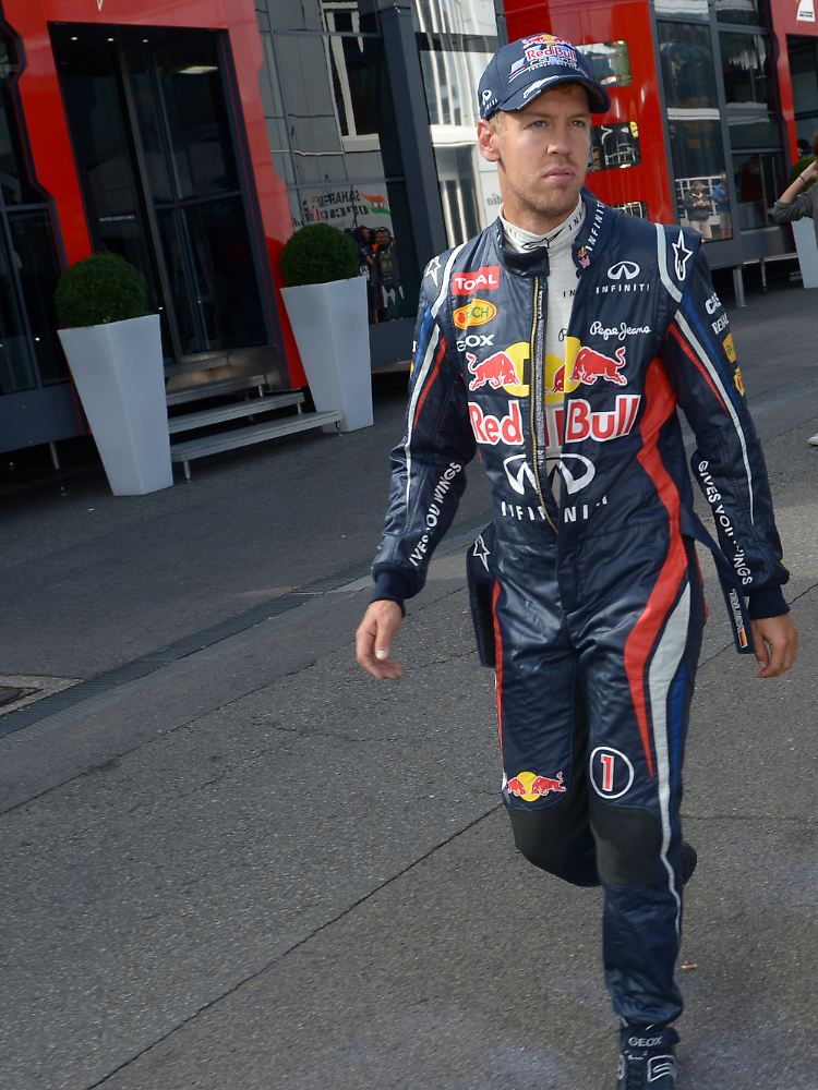 Vorzeitig Feierabend: Sebastian Vettel schaffte es nicht in Q3. Strafe: Der suboptimale Startplatz 10.