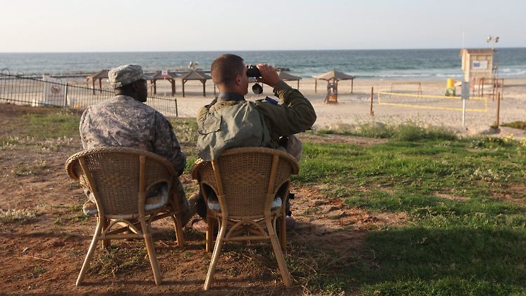 Israelische und US-Soldaten bei einem gemeinsamen Manöver bei Tel Aviv 2009.