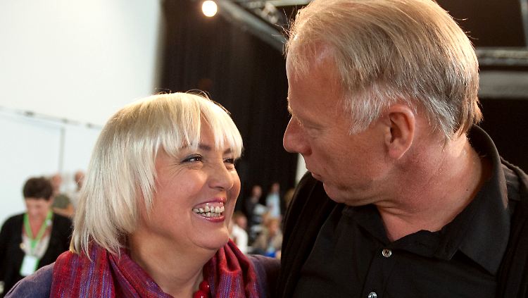 Kandidaten Claudia Roth und Jürgen Trittin