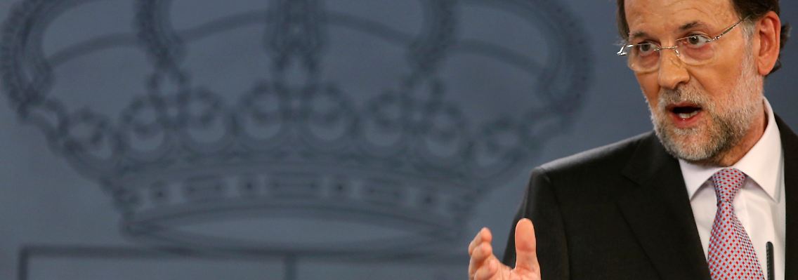 Mariano Rajoy (Archivbild): Wenn die EZB eingreift, wäre der Hilfsantrag vielleicht zu vermeiden - und mit ihm die unvermeidlichen Sparauflagen.