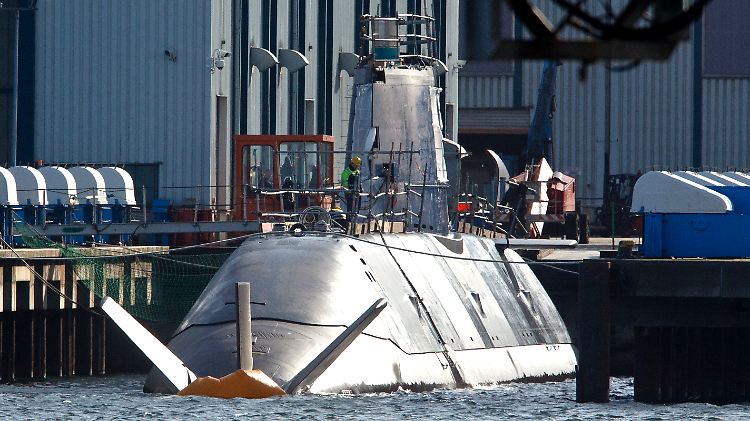 Ein U-Boot der Dolphin-Klasse 212 A.