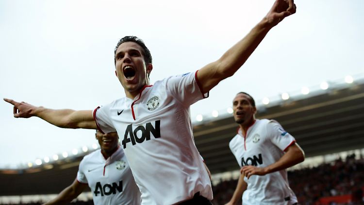 Zweimal in der Startelf von Man United, vier Tore - die Quote von Robin van Persie ist beängstigend gut.