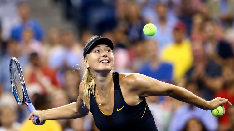 Einzug ins Viertelfinale der US Open: Maria Scharapowa.
