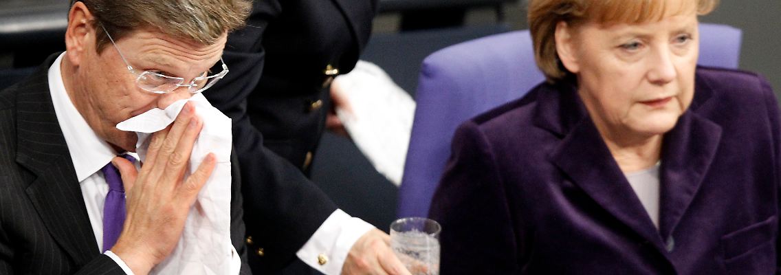 Verkäuferin Angela und Aushilfskraft Guido: 100 Tage Schwarz-Gelb.