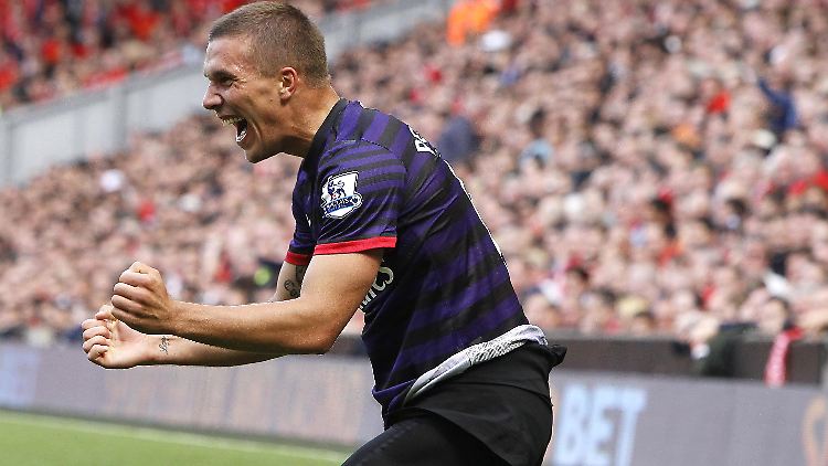 Et läuft: Lukas Podolski.