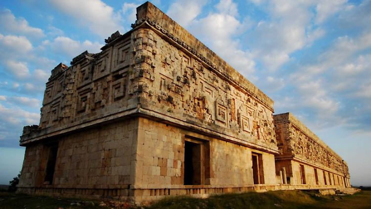 Maya-Bau in Uxmal, Yucatan.