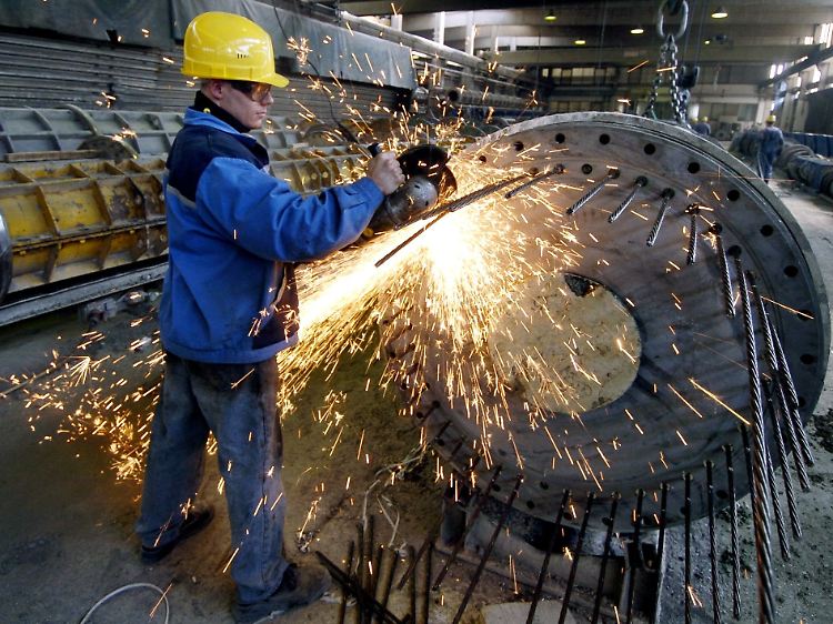 Im Pfleiderer-Werk in Neumarkt (Oberpfalz).