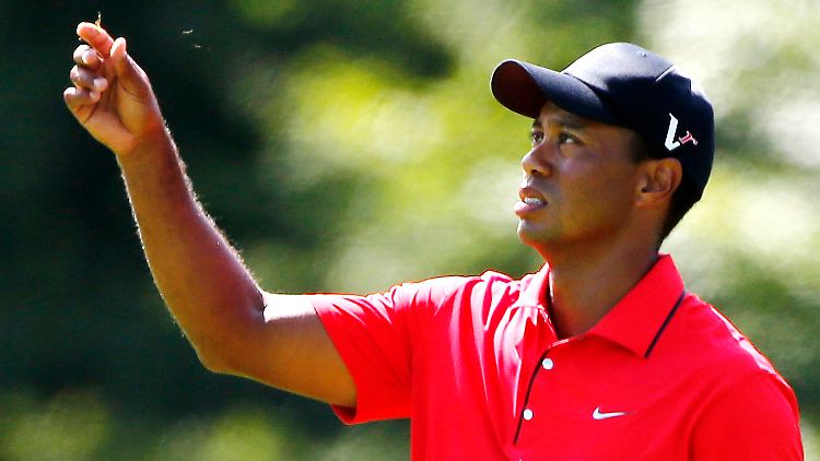 Dicke Patte: Tiger Woods.