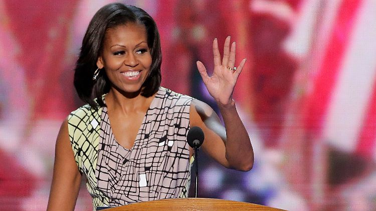 Michelle Obama will den Wählern ihren Mann empfehlen.