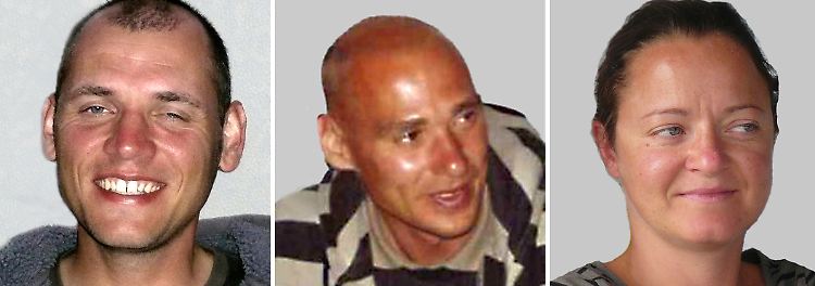 Die mutmaßlichen Mitglieder der NSU (l.-r.): Uwe Böhnhardt, Uwe Mundlos und Beate Zschäpe.