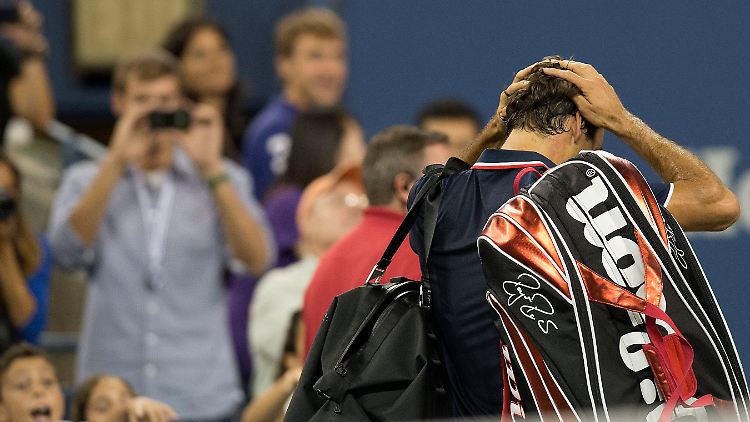 Aus und vorbei: Roger Federer ist raus.