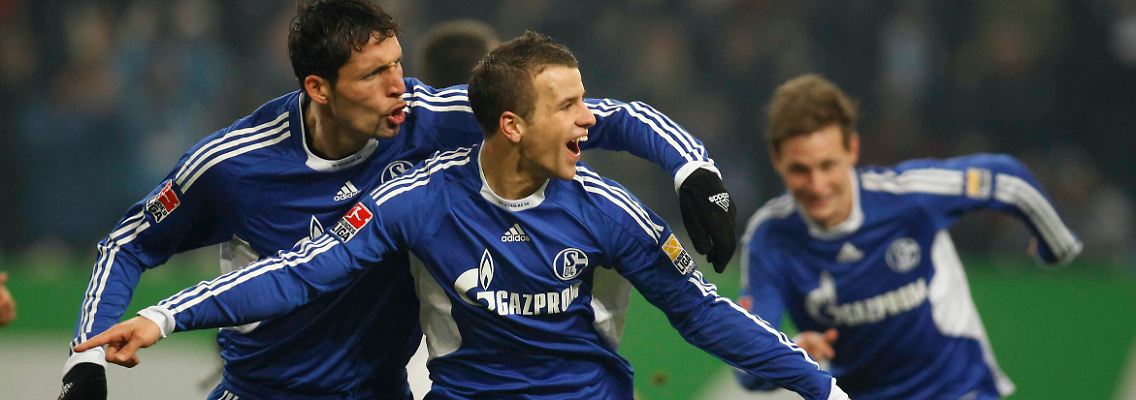 Gut drauf: Lukas Schmitz, Kevin Kuranyi - und überhaupt der S04.