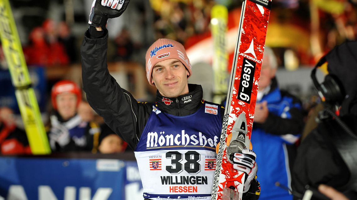Sprung aufs Podest: Michael Neumayer.